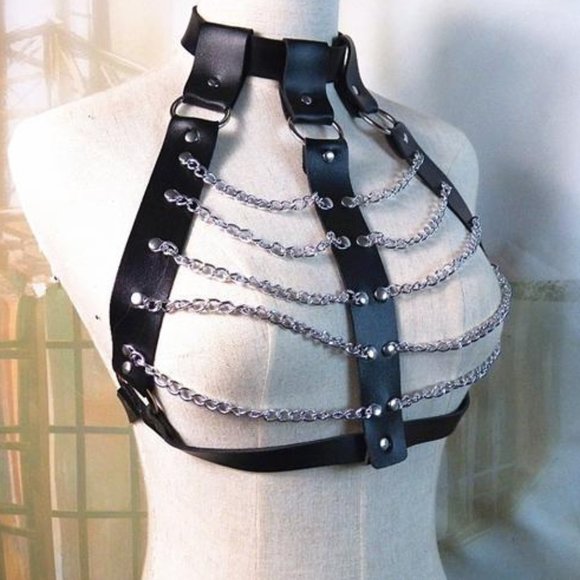 Killstar Accessories - Chest chain harness